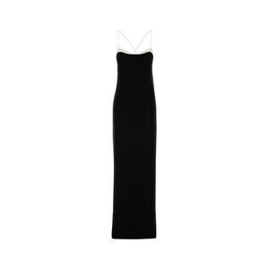 Tom Ford Women Black Stretch Georgette Long Dress